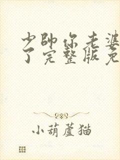 少帅你老婆又跑了完整版免费观看