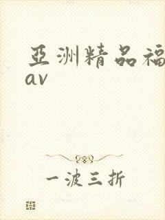 亚洲精品福利 av