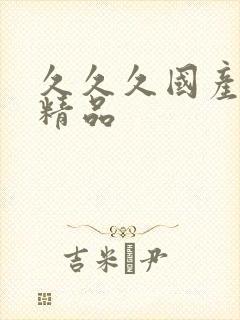 久久久国产高清精品封面