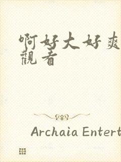 啊好大好爽在线观看封面