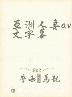 亚洲人妻av中文字幕