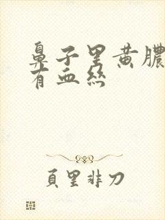 鼻子里黄脓鼻涕有血丝