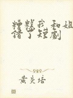 糟糕我和姐姐走错了短剧封面