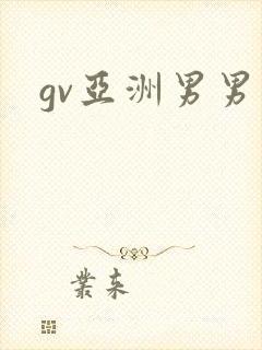 gv亚洲男男