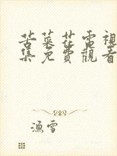 苦菜花电视剧全集免费观看50版封面