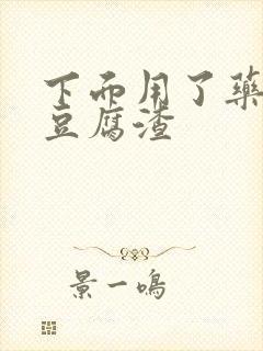 下面用了药排出豆腐渣