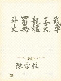 斗罗龙王武魂异火无烬天尊免费阅读