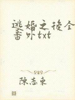 逃婚之后全文加番外txt