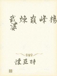 武炼巅峰杨开老婆