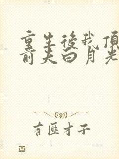 重生后我顶替了前夫白月光九九月著封面