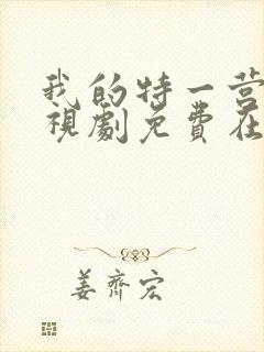 我的特一营 电视剧免费在线观看