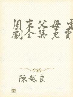 周末父母 电视剧全集免费