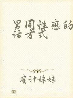 男同性恋的性生活方式