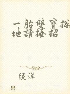 一胎双宝总裁爹地请接招