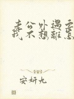 老公外遇要离婚我不想离怎么