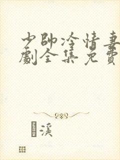 少帅冷情妻电视剧全集免费观看高清