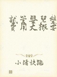 试管婴儿双胞胎费用大概要多少钱