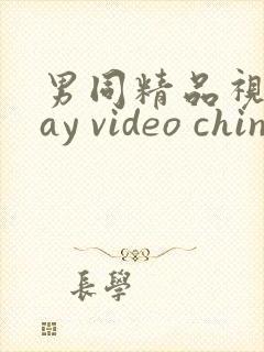 男同精品视频gay video chinese
