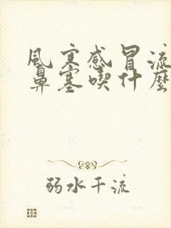 风寒感冒流鼻涕鼻塞吃什么药好得快封面