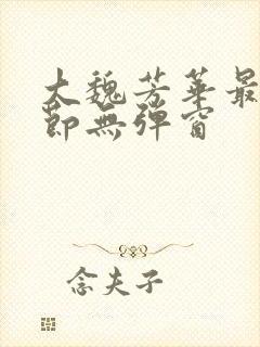 大魏芳华最新章节无弹窗