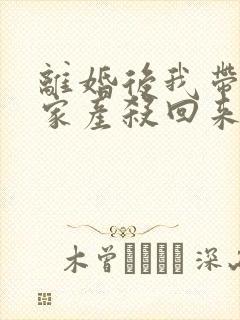 离婚后我带千亿家产杀回来了大结局