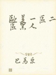 欧美一区二区三区黑人封面