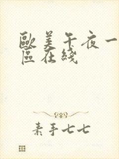 欧美午夜一区二区在线