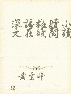 深诱救赎小说全文在线阅读