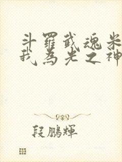 斗罗武魂米瑞斯我为光之神全文免费阅读