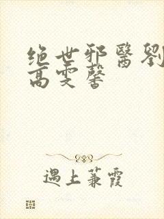 绝世邪医刘天齐高雯馨封面