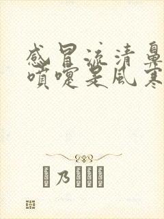 感冒流清鼻涕打喷嚏是风寒还是风热