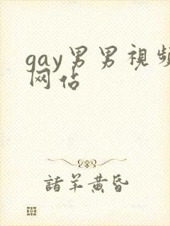gay男男视频网站