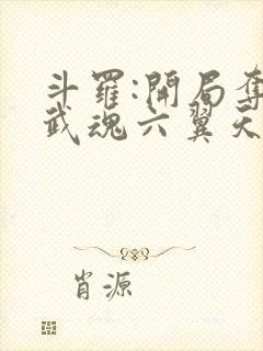 斗罗:开局夺舍武魂六翼天使封面