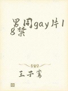 男同gay片18禁封面