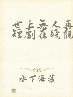 世上无人再爱我短剧在线观看