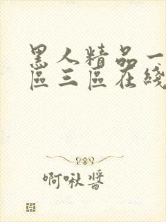 黑人精品一区二区三区在线