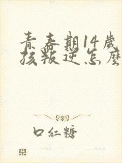 青春期14岁男孩叛逆怎么办