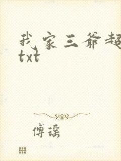 我家三爷超宠的txt