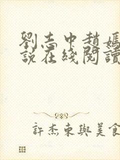 刘志中赵嫣的小说在线阅读全文最新章节封面