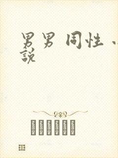 男男 同性 小说