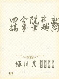 四合院我就喜欢搞事笔趣阁封面