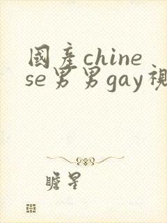 国产chinese男男gay视频网