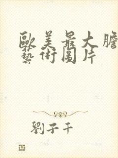 欧美最大胆人体艺术图片