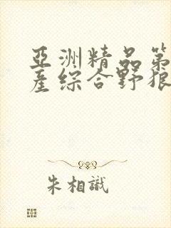 亚洲精品第一国产综合野狼封面