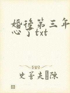 婚后第三年她变心了txt