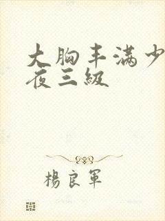 大胸丰满少妇午夜三级