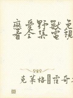 恋爱野兽免费观看全集电视剧高清封面