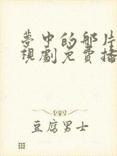 梦中的那片海电视剧免费播放在线