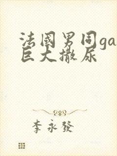 法国男同gay巨大撒尿