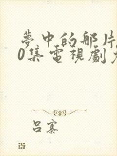 梦中的那片海40集电视剧免费观看